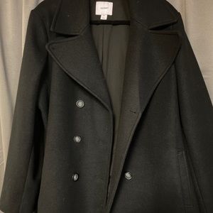 Old Navy Black Peacoat XXL NWOT